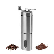 Manual Coffee Grinder Adjustable Ceramic Conical Burr Stainless Steel Triangle