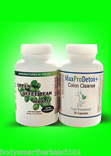 90 green coffee bean extract  60 max pro deto