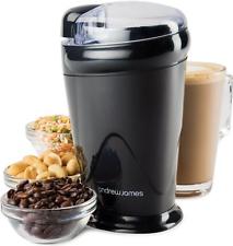 Andrew James Coffee Grinder Electric Machine for Whole Bean Nut Spice - Black
