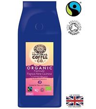 Organic Papua New Guinea Whole Bean Coffee Natural Coffee Fairtrade 908g