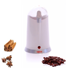 Electric Coffee Bean Grinder 160W Bean Nut Spice Grinder Mixer White