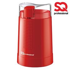 Red Electric Professional SQ Whole Bean Nut Coffee Spice Grinder Kitchen Blender