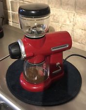 Kitchenaid Artisan burr grinder Kitchen coffee grinder in Empire Red
