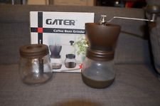 Coffee bean grinder with canister