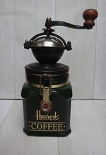 Vintage Harrods Coffee Grinder - Green
