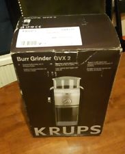 Krups Expert Electric Stainless Steel Burr Coffee Grinder Grinding Mill