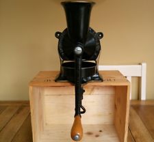 vintage cast iron spong No 3 Moulin a caf wall mounted coffee grinder mill