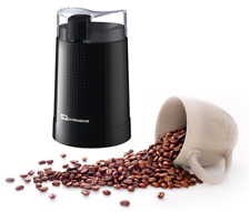 220V Stainless Steel Electric Coffee Bean Spice Nut Grinder Blender Mixer Black