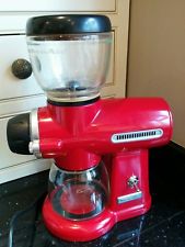 Kitchenaid coffee grinder in red