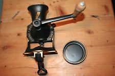 Vintage Spong No. 1 Cast Iron Coffee Mill. Spong Coffee Grinder.