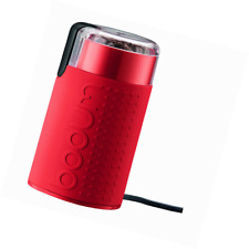 BODUM Bistro Electric Coffee Grinder, Holds 60 g of Beans - Red