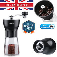 Manual Coffee Grinder Ceramic Burrs Adjustable Coffee Bean Hand Coffee Mill UK