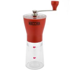 Adjustable Manual Travel Coffee Grinder Portable Red Small