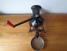 Vintage Spong No 3 Cast Iron coffee grinder,  wall mounted