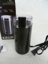 Krups F203 Twin Blade Coffee Mill Spice & Herb Grinder Black 172/A