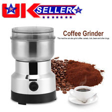 220V Electric Coffee Grinder Grinding Milling Bean Nut Spice Matte Blender SS