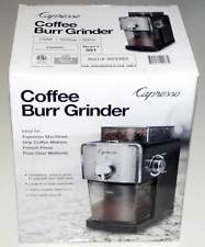 Capresso Steel Burr Coffee Grinder 591 8 Oz NIB Espresso Beans Drip French Press