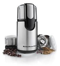 KitchenAid BCG211OB Onyx Black Blade Coffee and Spice Grinder With Bowls