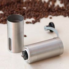 Manual Coffee Grinder Mill Hand Coffee Maker with Ceramic Burr for Home Steel &