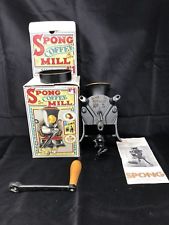 Spong & Company No. 1 Coffee Mill Cast Iron Made In England Complete