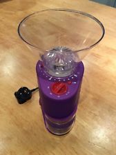 Bodum Bistro Electric Coffee Grinder, Purple, Great Condition, Top Cover Missing