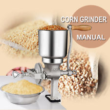Home Cast Iron Corn Mill Grinder Manual Hand Crank Grains Oats Wheat Coffee Nuts
