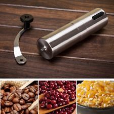 Stainless Coffee Bean Grinder Stainless Steel Hand Manual Grinde Home Kitchen UK