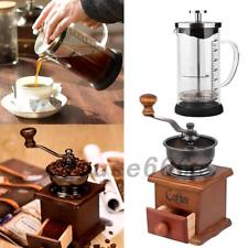 Mill Mini Antique Wooden Manual Coffee Bean Hand Grinder Kitchen Tool UK Local