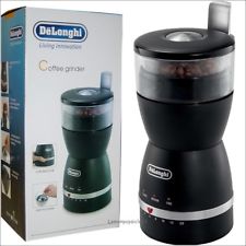 DELONGHI KG49 Electric Coffee Grinder Black Brand New In Box