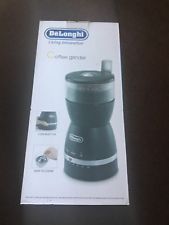Delonghi KG49 150 Watts 12 Litres 90g Electric Coffee Grinder in Black New