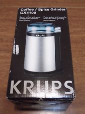 KRUPS GX4100 Electric Coffee Spice Grinder Stainless Steel New