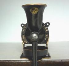Vintage No.1 Spong Cast Iron Coffee Mill/Grinder & Tray - Table or Wall Mount