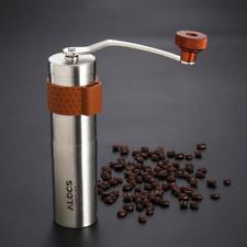 Stainless Steel Manual Coffee Grinder Portable Hand Crank Bean Mill Kitchen EL