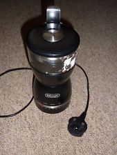 DeLonghi Electronic Coffee-Bean Grinder With 3 Grind Settings In Black - KG49