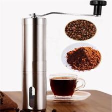 Coffee Grinder Burr Manual Red Stainless Steel Ceramic Mill Hand Crank T