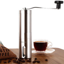 Stainless Steel Coffee Bean Hand Grinder Mill Adjustable Fineness 30g Yield New