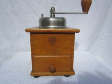 Rare vintage antique klingenthall coffee grinder mill perfect complete working.