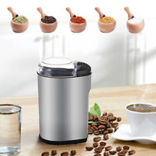 Electric Coffee Grinder Sararoom Wet & Dry Bean Nut&Spice Grinding 80g Capacity
