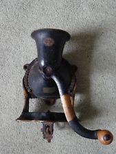 RARE VINTAGE SPONG No.4 CAST IRON COFFEE GRINDER/MILL - WALL OR TABLE MOUNTED