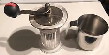 Bodum manual coffee bean grinder & Stainless Steel Milk Jug