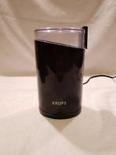 Krups F203 Twin Blade Coffee Mill Spice & Herb Grinder Black NO RESERVE