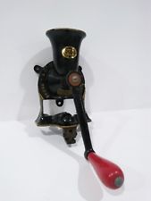 VTG Coffee Mill Grinder Spong No 1 England Wall or Table Mount Cast Iron