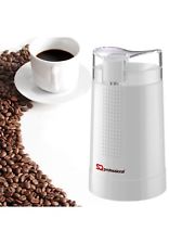 Modern Electric Whole Coffee Bean Grinder Nut Spice Blender Espresso 150W White