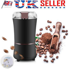 Electric Coffee Grinder Grinding Milling Bean Nut Spice Matte w/Blade Steel 400W