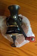 Vintage Spong & Co No.1 Cast Iron Coffee Mill/Grinder complete with Rare Tray