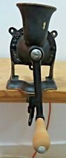 Vintage Spong No. 1 Cast Iron Coffee Grinder Mill With Clamp - No Tray