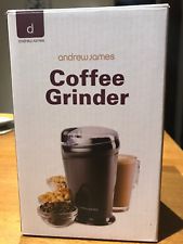 Andrew James Coffee Grinder Electric Machine for Whole Bean Nut Spice - Black