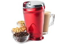 Andrew James AJ000566 Electric Coffee Bean Nuts Spices Grinder 150W - Red