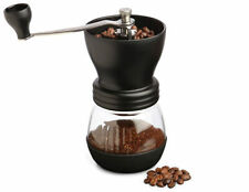 Manual Coffee Bean Grinder With Ceramic Burr Glass Jar Mill