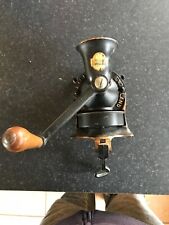 Vintage Spong coffee grinder No. 1 (black, white + gold) Wall /table mountable